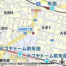 中日信用金庫矢田支店周辺の地図