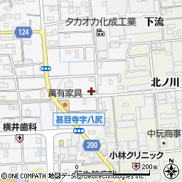 愛知県あま市甚目寺八尻36周辺の地図
