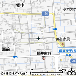 愛知県あま市甚目寺松山周辺の地図