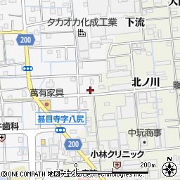 愛知県あま市甚目寺八尻41-2周辺の地図