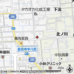 愛知県あま市甚目寺八尻40周辺の地図