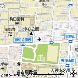 霊波之光名古屋礼拝所周辺の地図