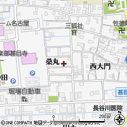 愛知県あま市甚目寺桑丸25-5周辺の地図