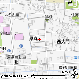 愛知県あま市甚目寺桑丸25周辺の地図