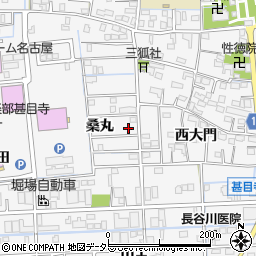愛知県あま市甚目寺桑丸26-5周辺の地図