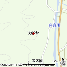 愛知県豊田市中当町カジヤ周辺の地図