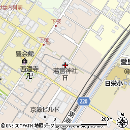 滋賀県犬上郡豊郷町上枝周辺の地図