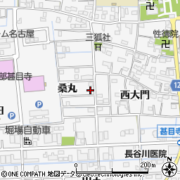 愛知県あま市甚目寺桑丸26周辺の地図