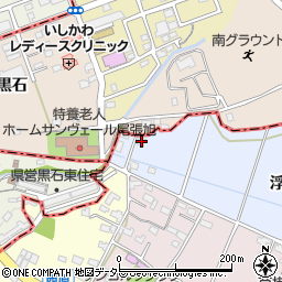 愛知県長久手市岩作浮江周辺の地図