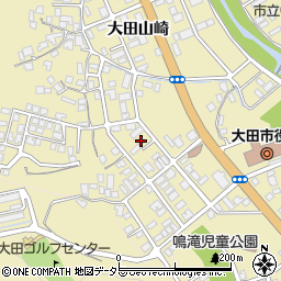 島根県大田市大田町大田山崎ロ-1087-17周辺の地図