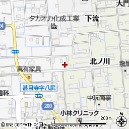 愛知県あま市甚目寺八尻44-1周辺の地図