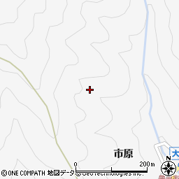 愛知県北設楽郡豊根村富山大澤周辺の地図