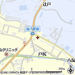 愛知県豊田市迫町八反田周辺の地図