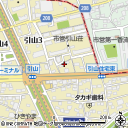 愛知県名古屋市名東区引山3丁目805周辺の地図