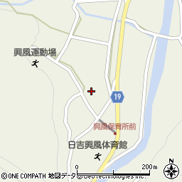 京都府南丹市日吉町田原広小段周辺の地図