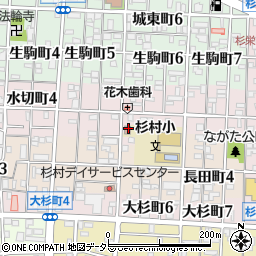 杉村コミュニティセンター周辺の地図