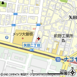 愛知県名古屋市東区矢田5丁目1-16周辺の地図