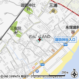 わん’ｓ　ＬＡＮＤ　三浦海岸周辺の地図
