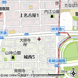 名城公園スカイマンション管理組合周辺の地図