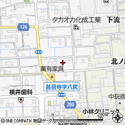 愛知県あま市甚目寺八尻30周辺の地図