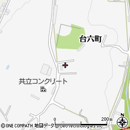 愛知県瀬戸市台六町279周辺の地図