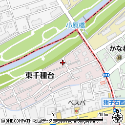 愛知県名古屋市千種区東千種台10-14周辺の地図