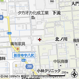 愛知県あま市甚目寺八尻44-8周辺の地図