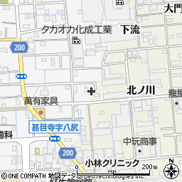 愛知県あま市甚目寺八尻44周辺の地図