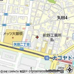 愛知県名古屋市東区矢田5丁目3-29周辺の地図