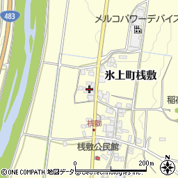 兵庫県丹波市氷上町桟敷179周辺の地図