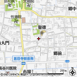 愛知県あま市甚目寺東大門20周辺の地図