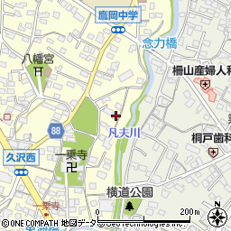 静岡県富士市久沢607周辺の地図
