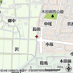 愛知県あま市北苅井之下周辺の地図