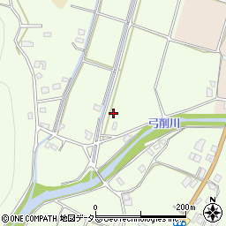 京都府京都市右京区京北下弓削町久バナ6周辺の地図