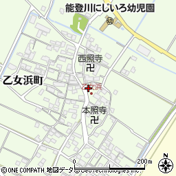 乙女浜町自治会事務所周辺の地図