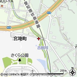 愛知県瀬戸市宮地町16周辺の地図