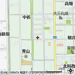 愛知県あま市七宝町沖之島中折135周辺の地図