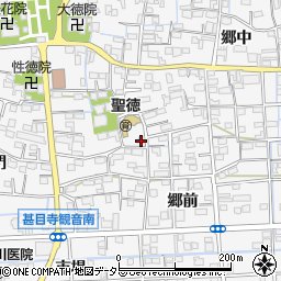 愛知県あま市甚目寺東大門42周辺の地図