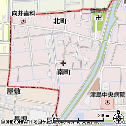 愛知県津島市葉苅町南町98周辺の地図