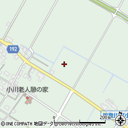 滋賀県東近江市小川町周辺の地図