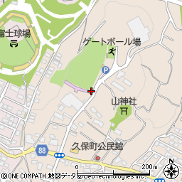 静岡県富士市大淵221周辺の地図