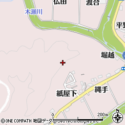 愛知県豊田市御作町周辺の地図