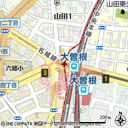 愛知県名古屋市北区周辺の地図