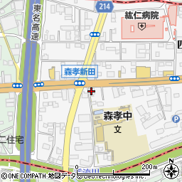 リハプライド名古屋東周辺の地図