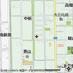 愛知県あま市七宝町沖之島中折129周辺の地図