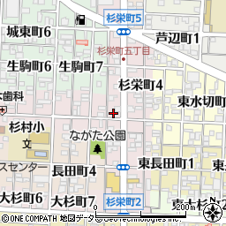 個人宅:杉栄町4丁目駐車場周辺の地図