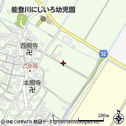 滋賀県東近江市乙女浜町周辺の地図
