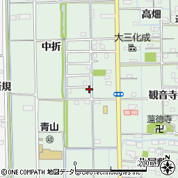 愛知県あま市七宝町沖之島中折123周辺の地図