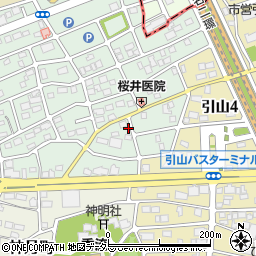 愛知県名古屋市名東区猪子石原3丁目1408周辺の地図