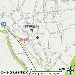 京都府南丹市日吉町胡麻（野化）周辺の地図